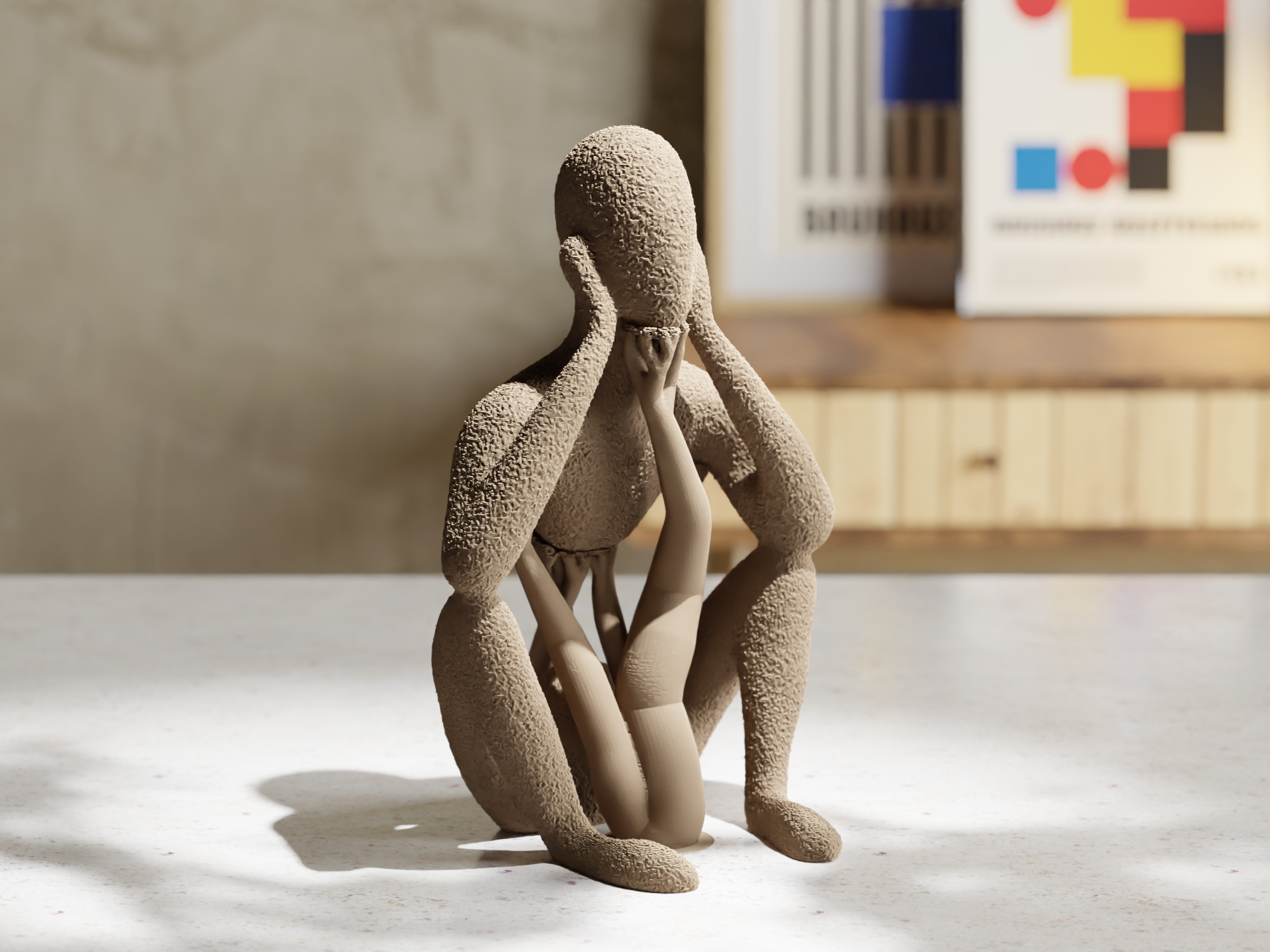 NoBody Sculpture Series - Introspection