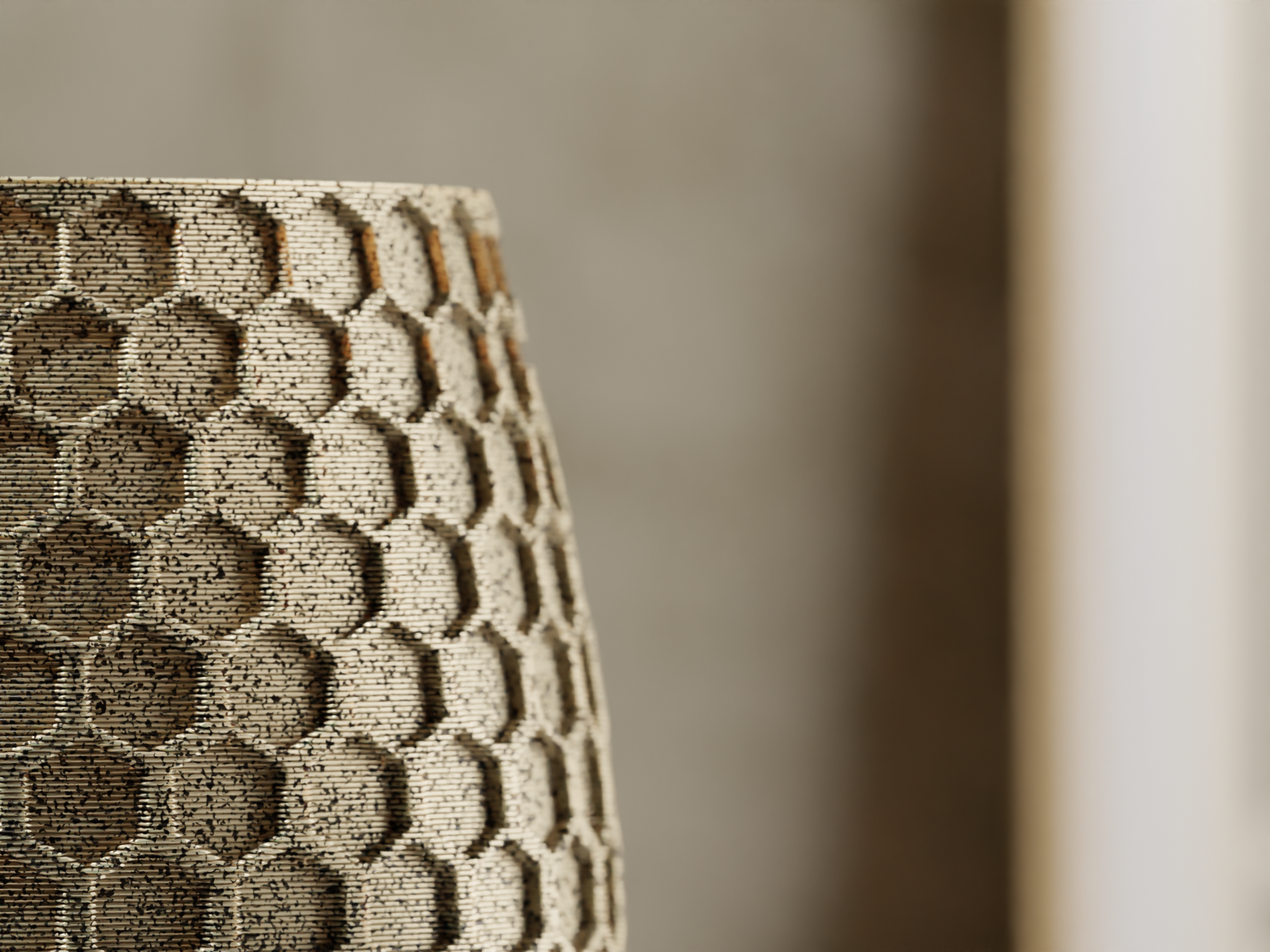 Hexa Flow Planter + Base - Geometric Elegance for Your Plants