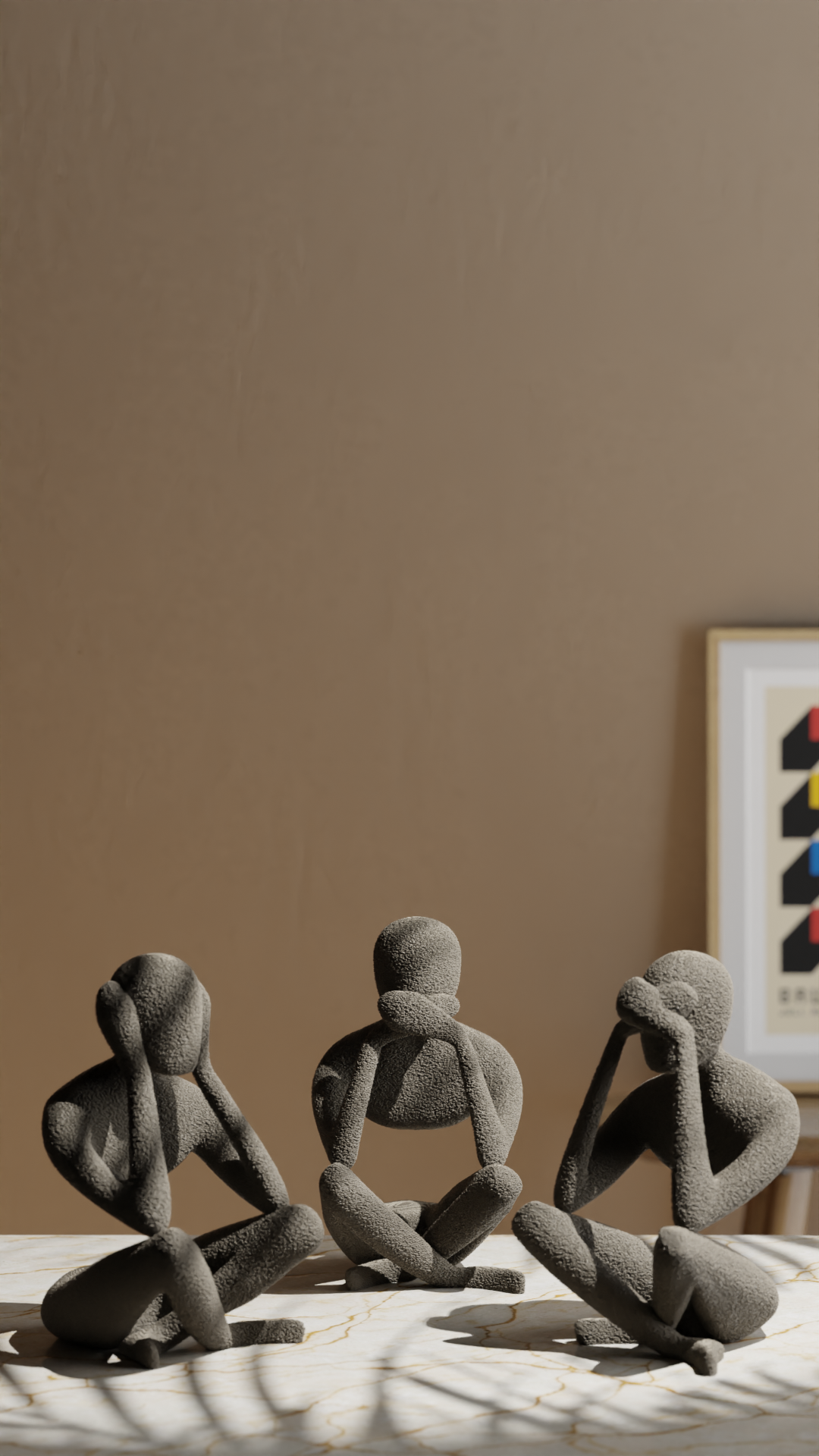 No Evil Trio Scupture Set