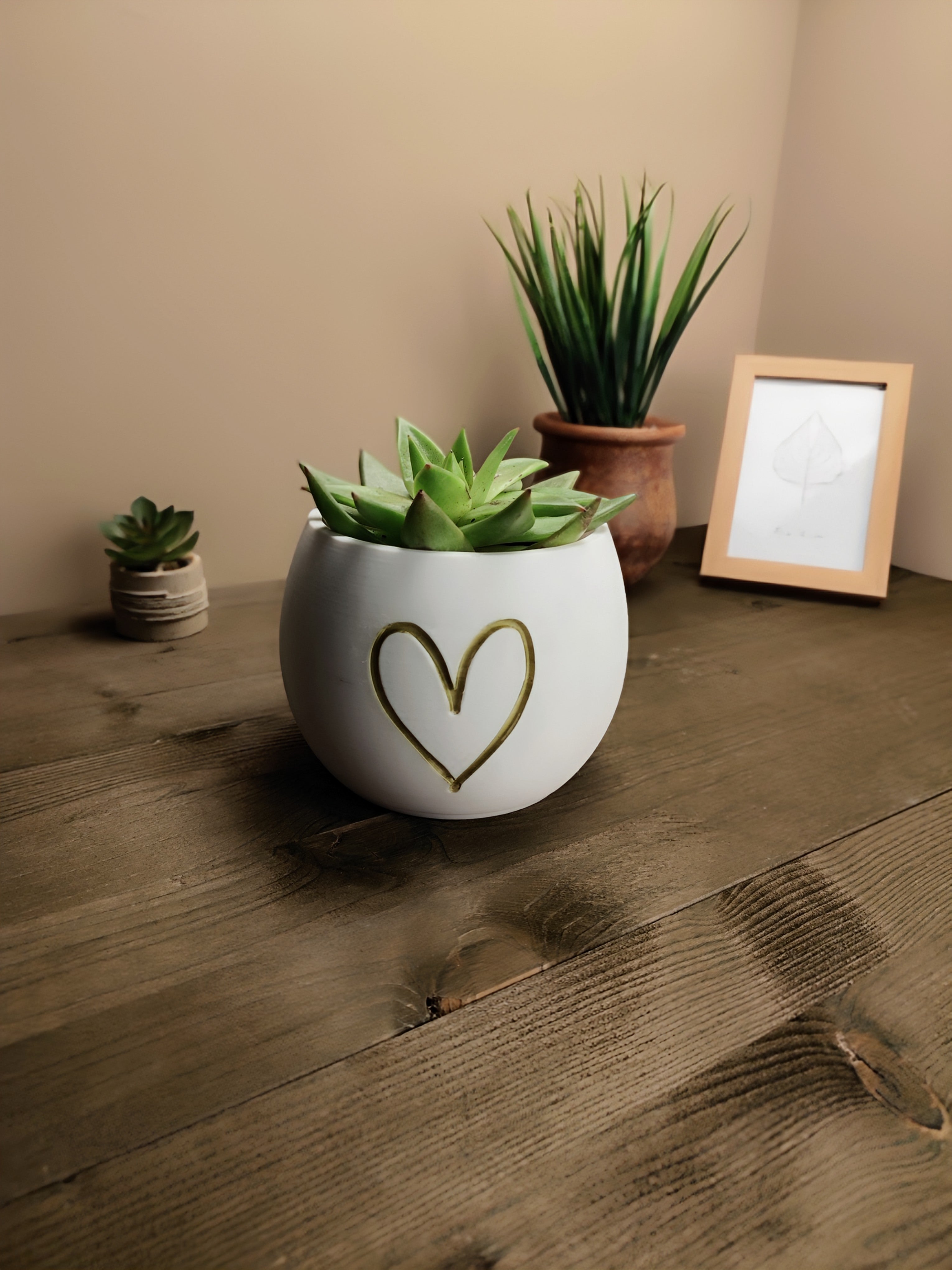 Heart Planter – Sanderling Printworks