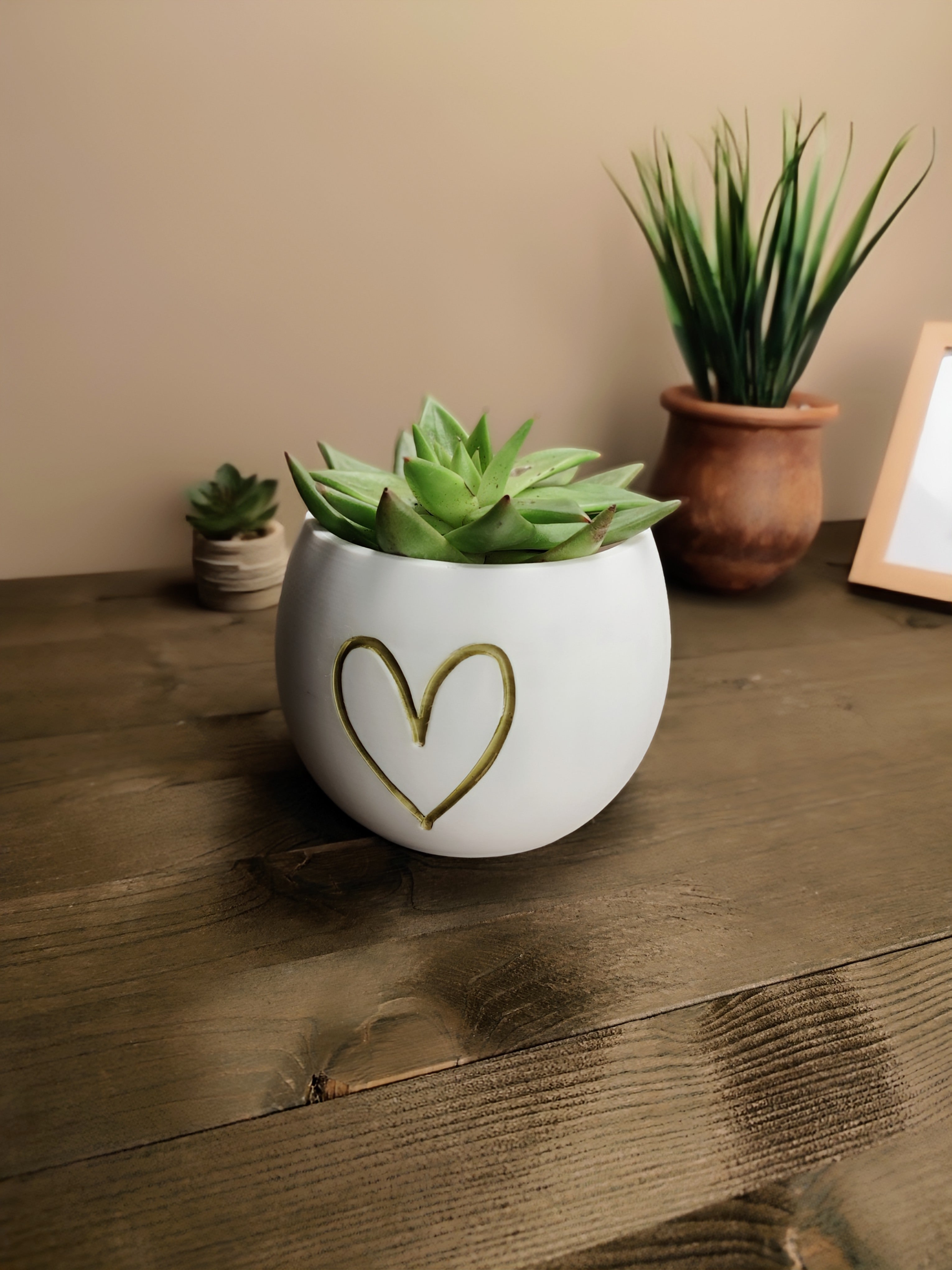 Heart Planter – Sanderling Printworks