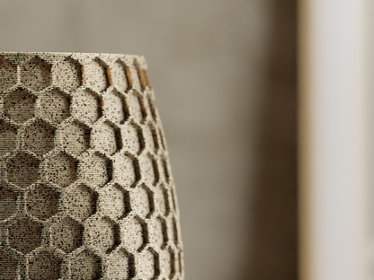 Hexa Flow Planter + Base - Geometric Elegance for Your Plants